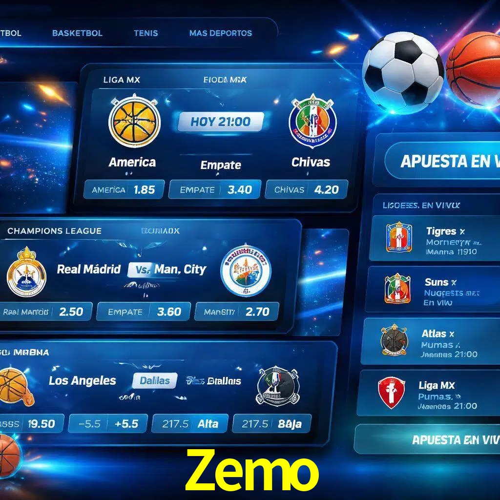 Mercados de apuestas deportivas Zemo para jugadores en México